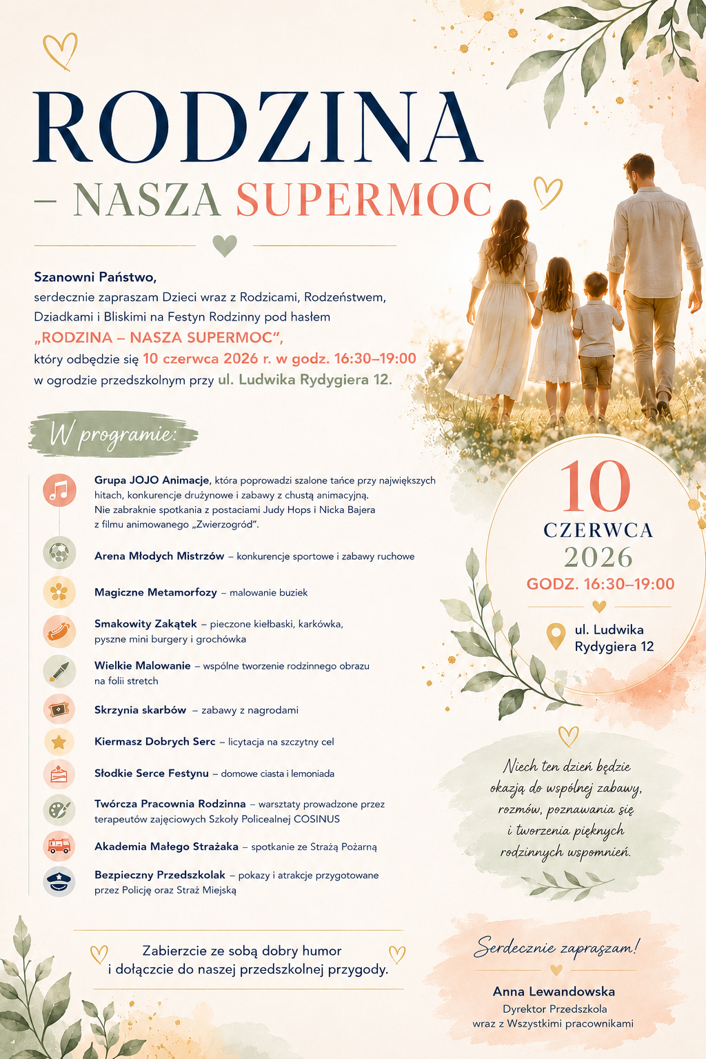 Zapraszamy na Festyn rodzinny 10.06.2026